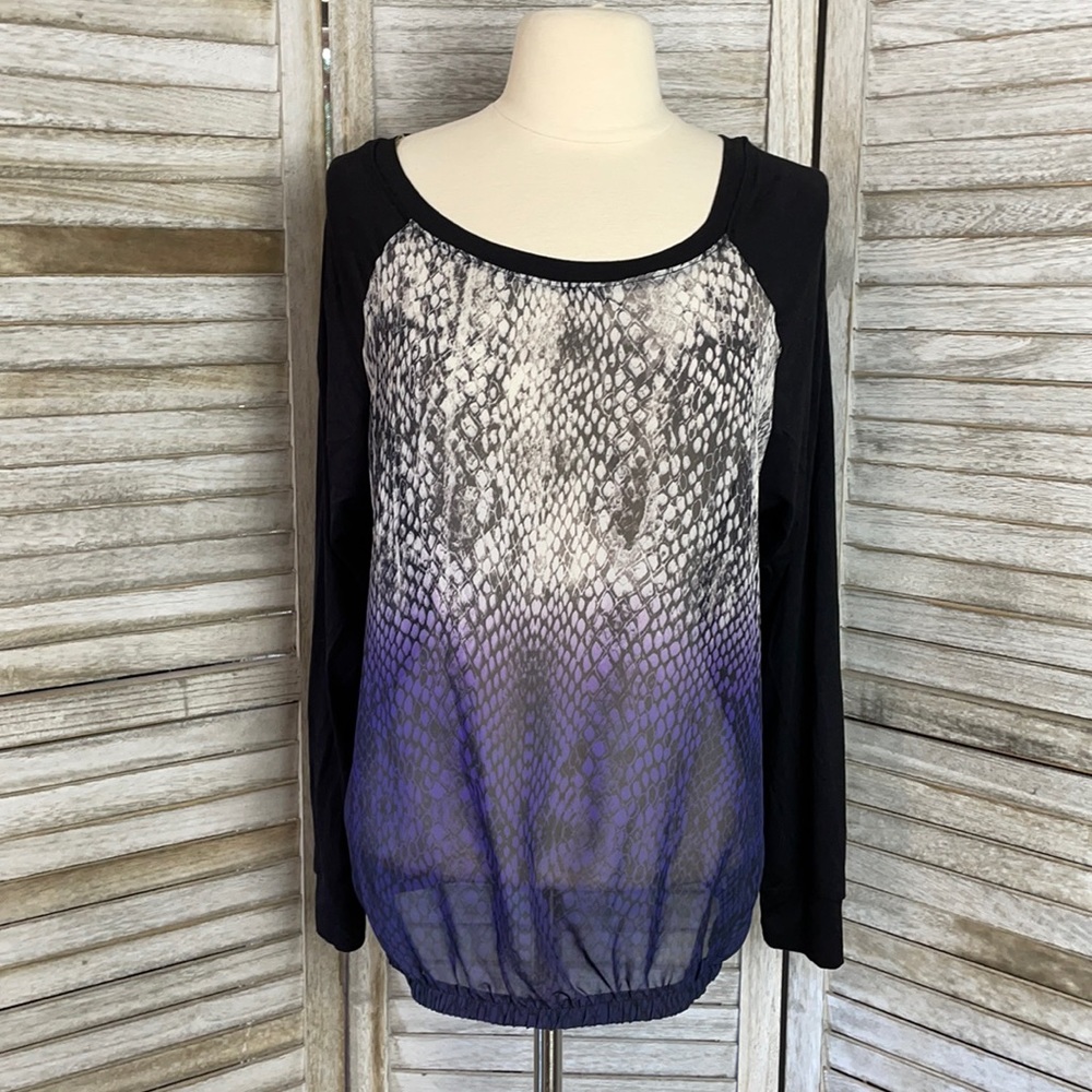 Bobeau Sheer Top Sz M new
